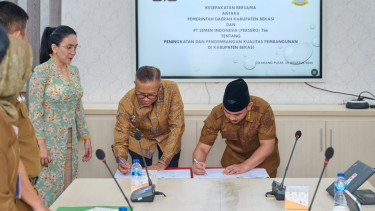 Kerja Sama SIG dengan Pemkab Bekasi.