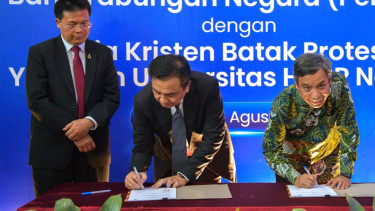 Kerja sama BTN dan HKBP.