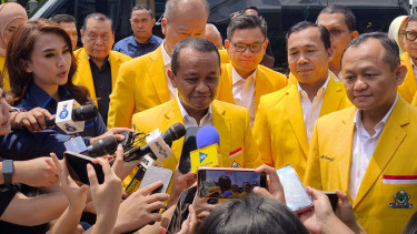 Ketua Umum DPP Golkar, Bahlil Lahadalia beserta rombongan sambangi Istana