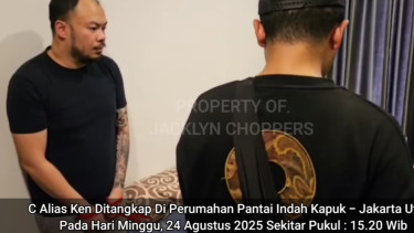 Screenshoot YouTube Jacklyn Choppers, rumah pelaku kasus kacab bank digeledah