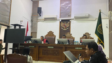 Sidang putusan terdakwa kasus judol Komdigi bernama Darmawati