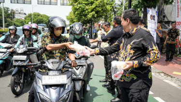 Ditjenpas bagikan 500 paket makanan
