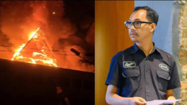 Abay, Staf Humas DPRD Makassar yang Tewas Terbakar