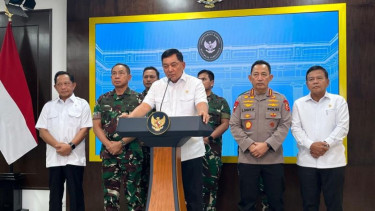 Menteri Pertahanan (Menhan) Sjafrie Sjamsoeddin
