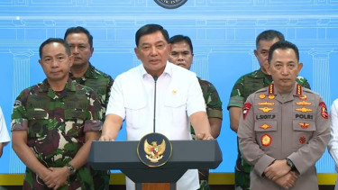 Menteri Pertahanan (Menhan) Sjafrie Sjamsoeddin
