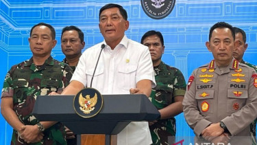 Menteri Pertahanan (Menhan) Sjafrie Sjamsoeddin