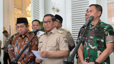 Gubernur DKI Jakarta, Pramono Anung di Balai Kota DKI Jakarta
