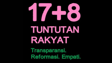 17 plus 8 Tuntutan Rakyat