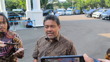 Presiden Partai Buruh, Said Iqbal di Kompleks Istana Kepresidenan 