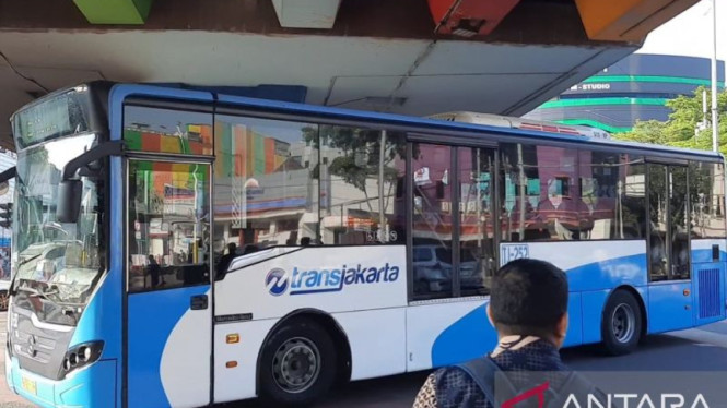 Ilustrasi Bus TransJakarta