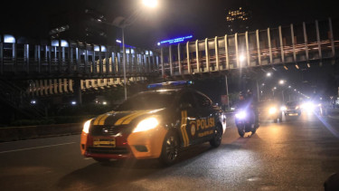 Polisi lakukan patroli skala besar