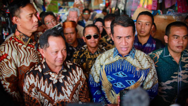 Mendagri dan Mentan tinjau pasar Palimo Palembang