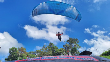 Atlet paralayang Klungkung di Porprov Bali