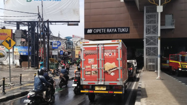 Jalan Fatmawati dekat MRT Cipete Raya sudah bisa dilewati