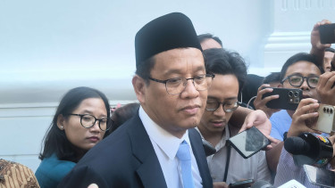 Menteri Keuangan (Menkeu) Purbaya Yudhi Sadewa di Kompleks Istana Kepresidenan 