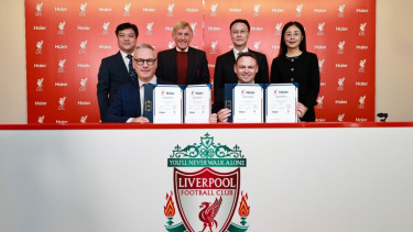 Liverpool FC resmi menjalin kerja sama dengan Haier