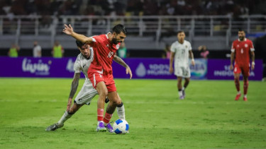 Kapten timnas Lebanon Mohamad Haidar 