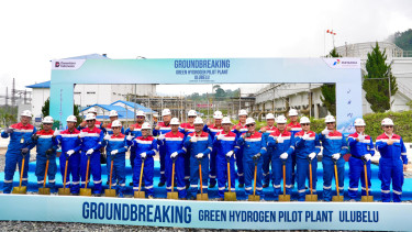 Pertamina resmikan groundbreaking pembangunan Pilot Plant Green Hydrogen Ulubelu