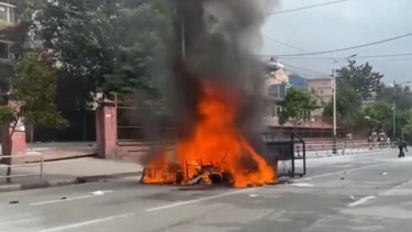 Kerusuhan didominasi Gen Z pecah di Kathmandu, Nepal. 