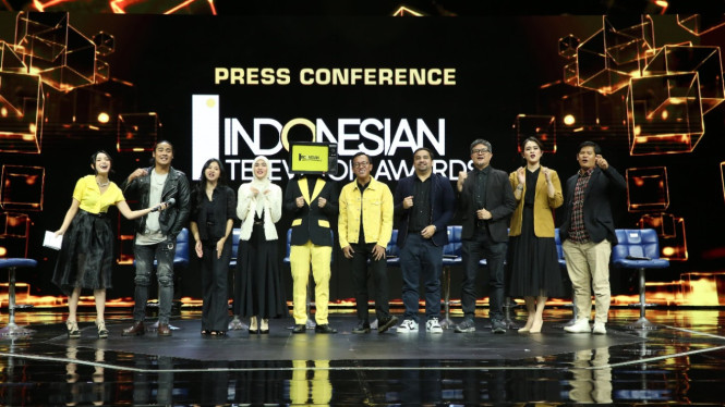 Konferensi pers Indonesian Television Awards 2025.