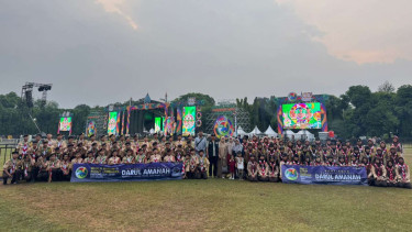 Pondok pesantren Darul Amanah Kendal ikuti WMSJ 2025