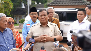 Presiden Prabowo tinjau sekolah rakyat di Margaguna, Jakarta Selatan