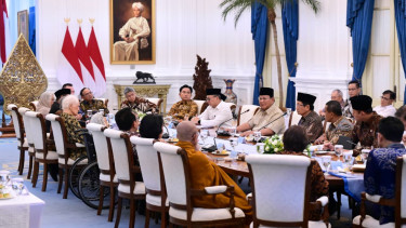 Prabowo terima tokoh Gerakan Nurani Bangsa di Istana Merdeka