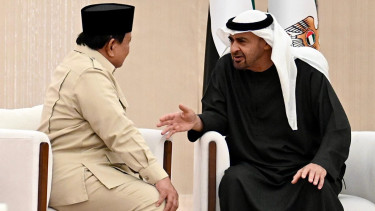 Prabowo bertemu presiden MBZ