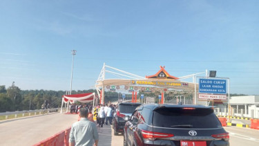 Peresmian tol Jambi.