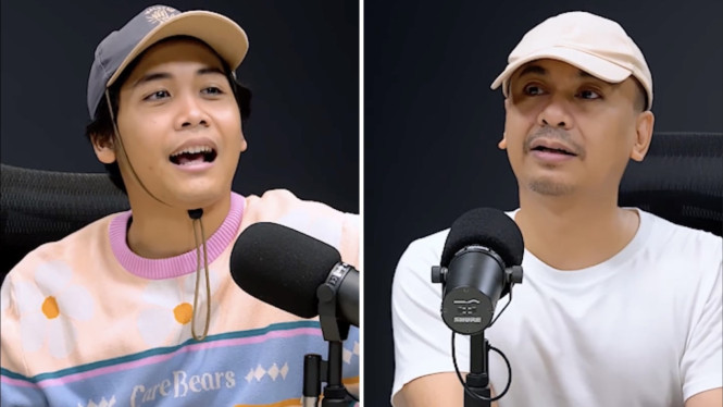 Bintang Emon dan Raditya Dika.
