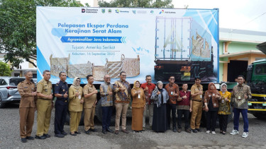 Pelepasan ekspor perdana kerajinan serat alam
