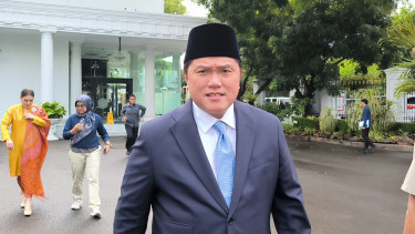 Erick Thohir di Kompleks Istana Kepresidenan, Jakarta Pusat 