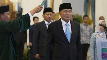 Menko Polkam Letjen TNI (Purn) Djamari Chaniago