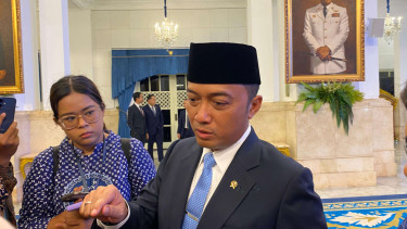 Mensesneg Prasetyo Hadi di Istana Negara, Jakarta Pusat 