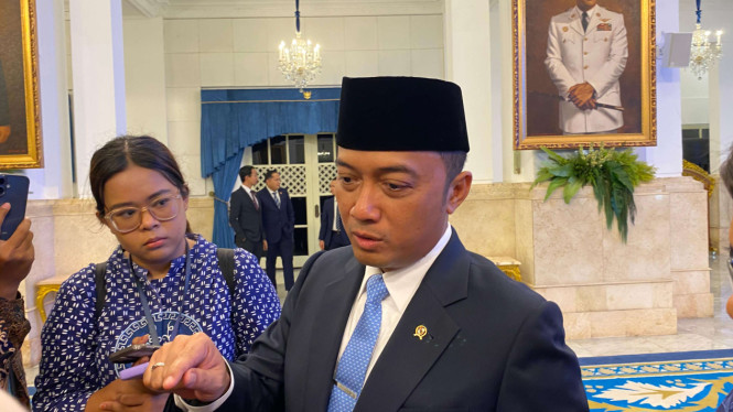 Mensesneg Prasetyo Hadi di Istana Negara, Jakarta Pusat 