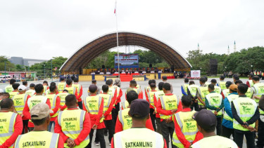 Apel akbar Satkamling di Riau