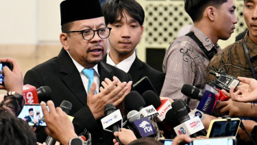 Kepala Kantor Staf Kepresidenan, M Qodari di Istana Negara