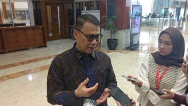 Politisi PDIP, Ahmad Basarah di Gedung DPR RI