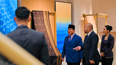 Presiden RI Prabowo Subianto mengunjungi Paviliun Indonesia di Osaka 2025 Expo