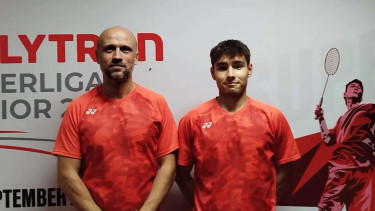 Pelatih dan pemain tim Polandia di Polytron Superliga Junior 2025. 