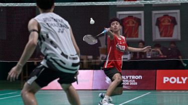 Aksi Raditya Bayu Wardhana, atlet PB Djarum