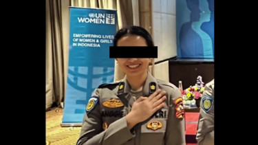 Profil kompol anggraini putri alias Kompol Anggie yang diduga selingkuhan