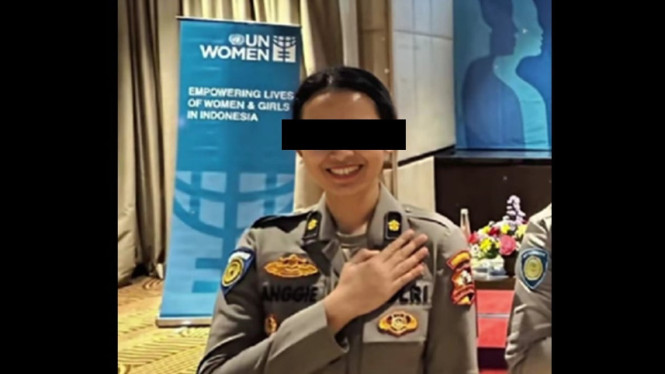 Profil kompol anggraini putri alias Kompol Anggie yang diduga selingkuhan
