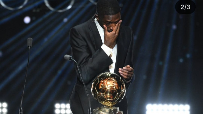 Ousmane Dembele sabet Ballon d Or 2025