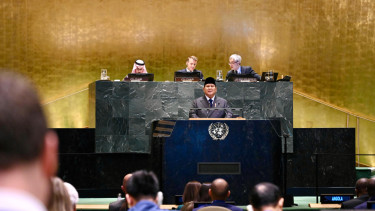 Presiden Prabowo Subianto hadiri KTT Solusi Dua Negara di New York