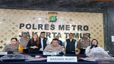 Konferensi pers kasus suami bakar istri di Jakarta Timur