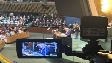 Presiden Amerika Serikat Donald Trump di Sidang Umum PBB