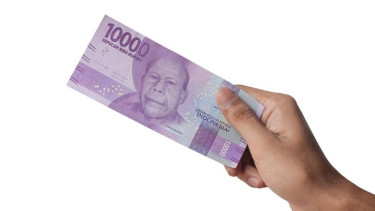 Ilustrasi uang pecahan Rp10 Ribu.