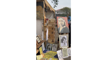 Lukisan di Festival Seni Multatuli