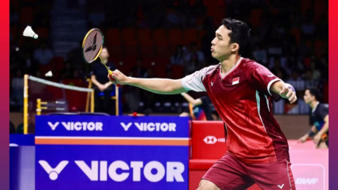 Tunggal putra Indonesia Jonatan Christie